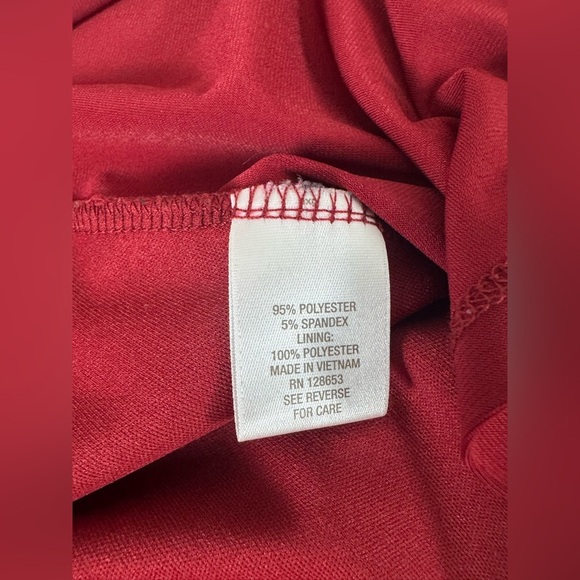 5 for $25| db established 1962 open front blazer cardigan wine merlot size XL - Picture 5 of 7